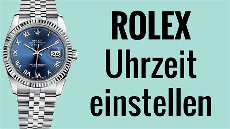 rolex zeit einstellen|rolex bedienungsanleitung kostenlos.